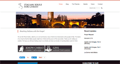 Desktop Screenshot of italiansoulsforchrist.com